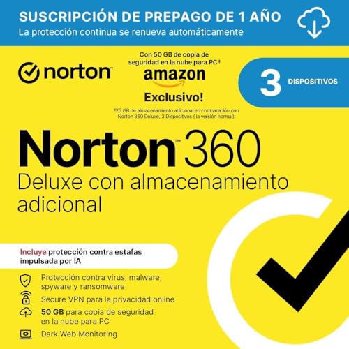 Norton 360 Deluxe Exclusivo Amazon*|Antivirus 3...