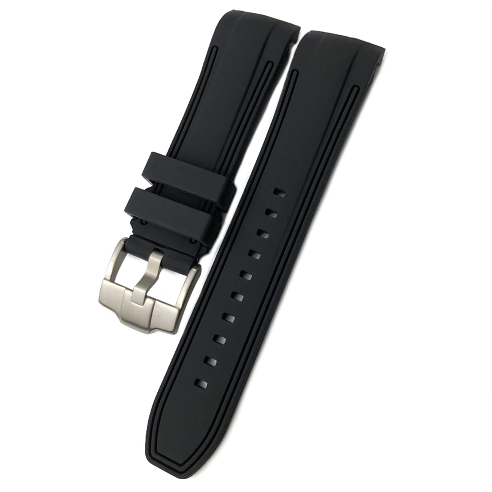 Cinturino morbido in gomma di silicone di alta qualità, 23 mm, 24 mm, speciale per braccialetti T035617 T035627 T035