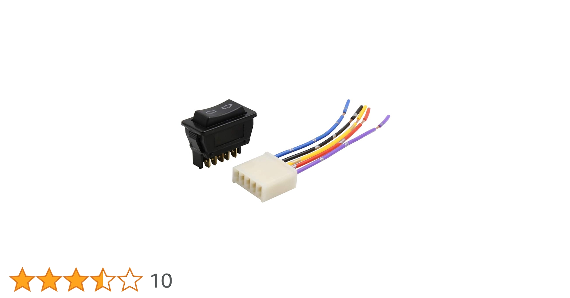 トヨタ LED付 パワーウィンドウスイッチコネクター付き3個セット カローラクロス パワーウインドウスイッチ LED化用 変換