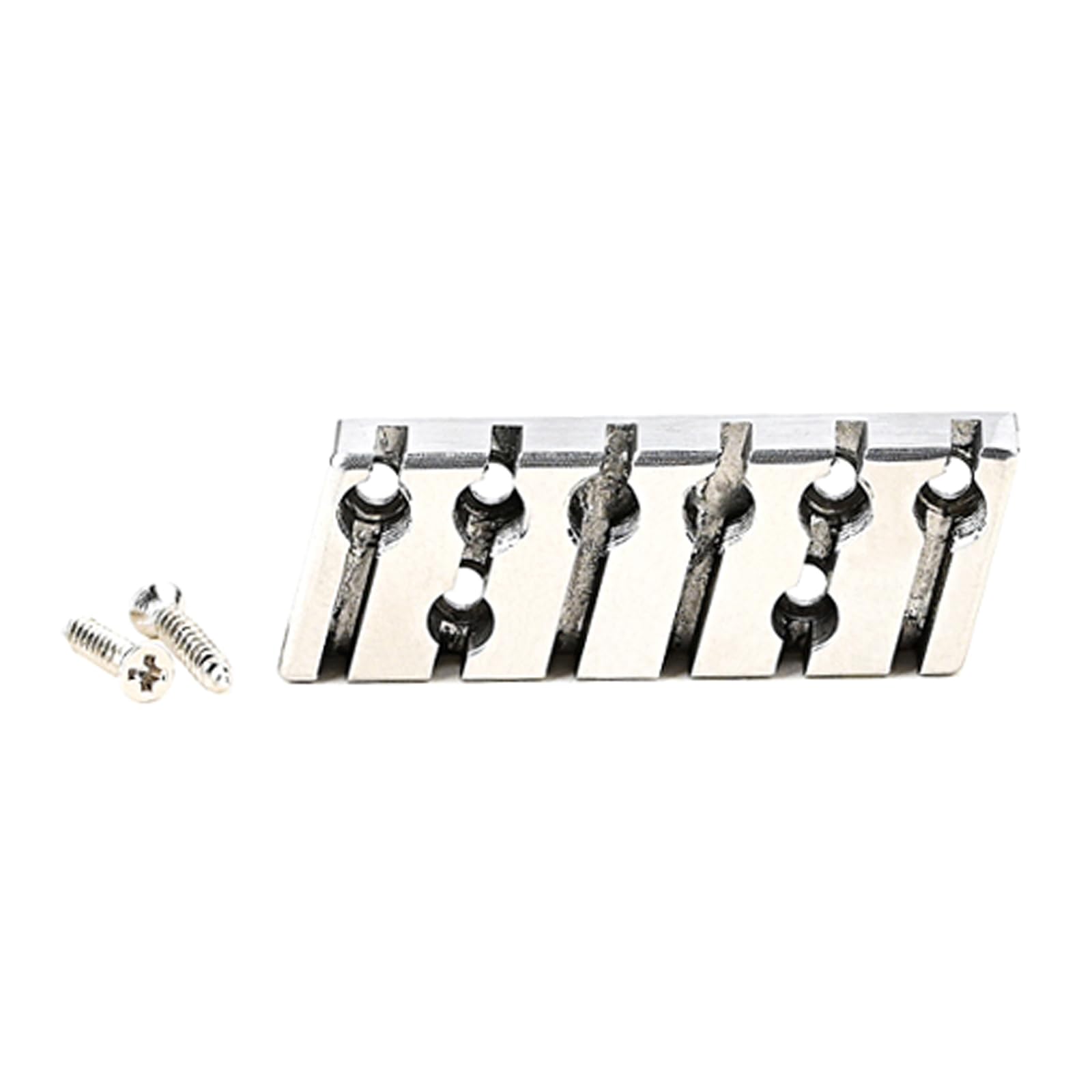 XEGZLH 42mm Locking Nut String Lock with Mounting Screws Headless 6-String Electric Guitar Repair Tool Parts Replacements