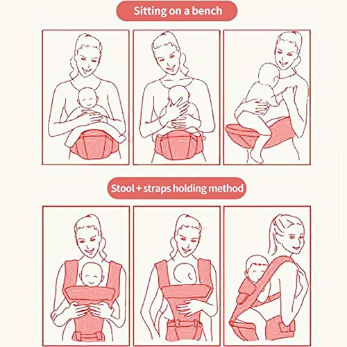 Eventualx babydrager ademend veiligheid praktische babyrugdrager duurzaam slijtvast multifunctionele rugzak kruk met… - Image 5