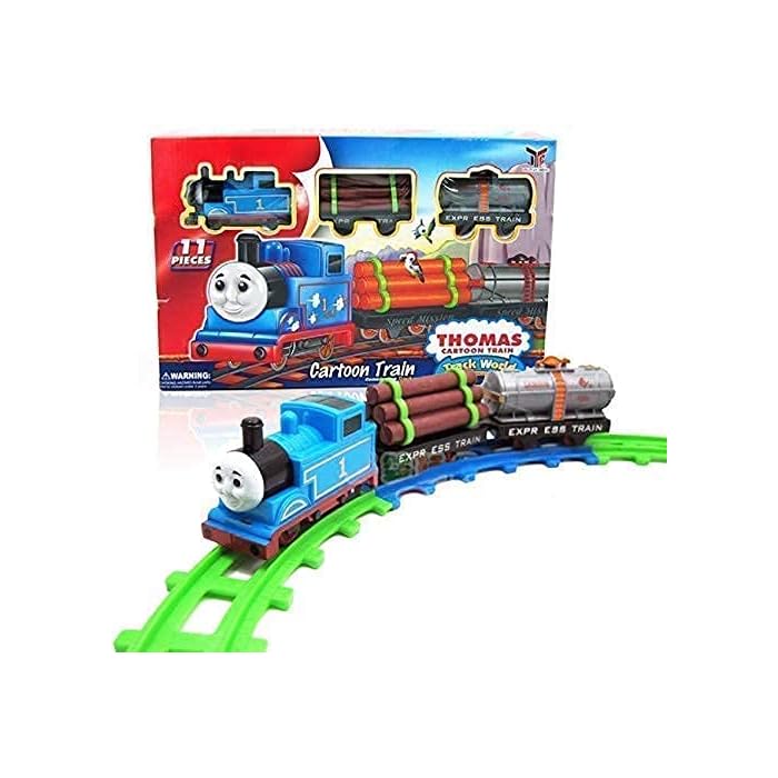 Buy NAVKAR Train Set for Kids , BatteryPowered 11 Pieces Thomas