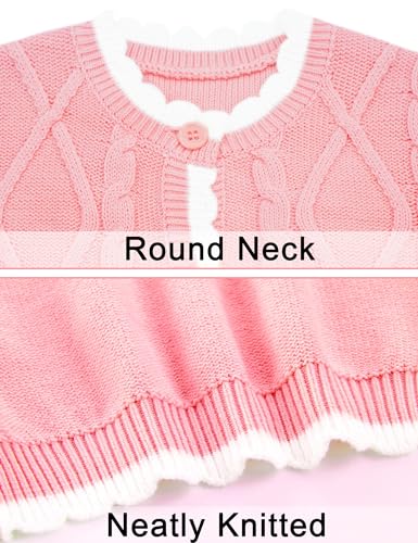 Happy Cherry Boys Girls' V-Neck Cardigans Sweater Cotton School Uniforms Button Solid Long Sleeve Knit Sweaters4