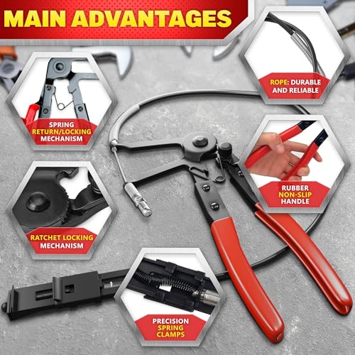 The Little Green Change Radiator Hose Clamp Pliers Automotive thumb #3