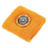 KITANDOVE Pulsera con Brújula Muñequeras Muñequeras Pulseras De Maquillaje Sudaderas De Baloncesto Pulseras De Fitness Muñequera para Acampar Pulseras Que Absorben El Sudor Algodón