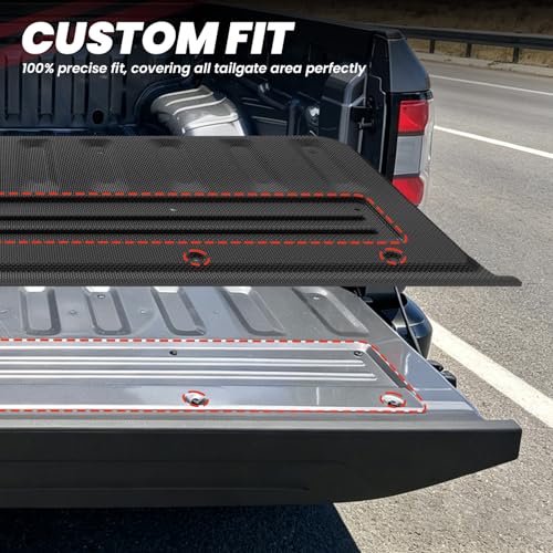 Image of LASFIT Tailgate Mat for Nissan Frontier 2026 2025 2024 2023 2022 (Not Fit Drop-in Tailgate), Truck Tailgate Liner All Weather Protector TPE Durable Tailgate Cover