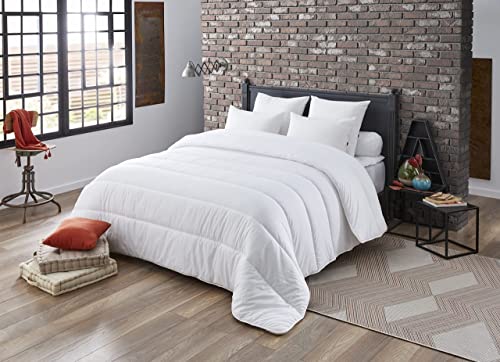 DODO - Couette Tempérée Niagara 220x240 cm - Convient 1-2 Personnes - Anti-Acariens, Douce, Confortable - Garnissage 100% Polyester Fibre Volupt’air 300G/M2 -...