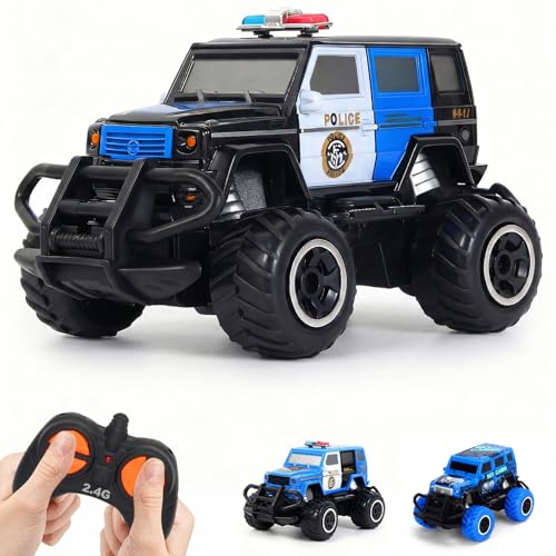 Pup Go Polizeiauto Ferngesteuert mit Licht für Kind 3-9 Jahr, Nikolaus...