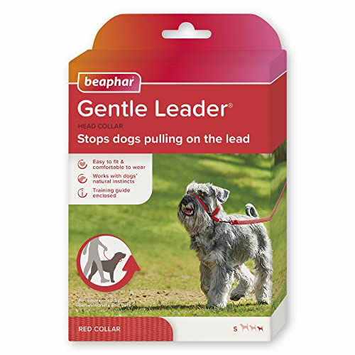Beaphar Gentle Leader Hundehalfter, Größe S, rot