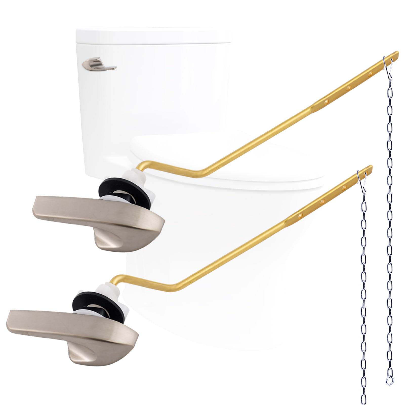 2Pack Universal Side Mount Toilet Handle Replacement Kit
