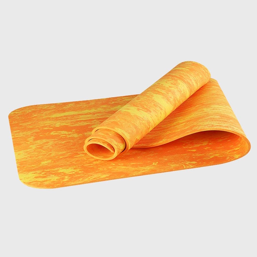 Gym Yoga Beginner TPE Fitness Mats Thickening Increase Wide Gymnastics Bodybuilding Sports Yoga Cushion C