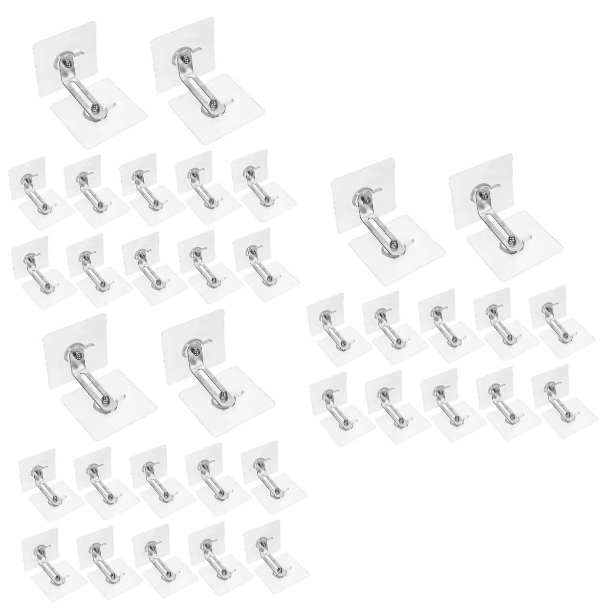 Amosfun Juego De 3 Correas De Seguridad Para Fijación De Muebles A La Pared Sin Taladros Para Cómodas Anclajes De Pared Para Muebles Kit De Punta Robusta Ajuste Amplio 12 Unidades X 3