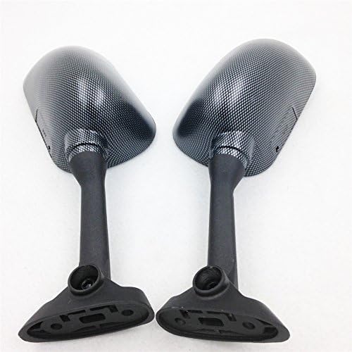 XKH- Motorcycle Oem Replacement Mirrors Compatible with 2004 2005 Suzuki Gsxr 600 Gsx-R750 Gsxr600 Carbon [B00Y44IGQ8]