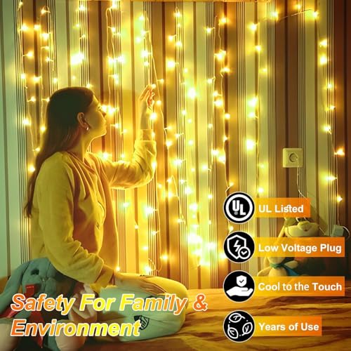 1500 LED 470FT Christmas String Lights Outdoor, 12 Modes and Timer Memory Dimmable, Plug in Waterproof Dark Green Wire Twinkle Fairy Light for for Xmas Yard Tree Wedding Party Decor (Warm White)