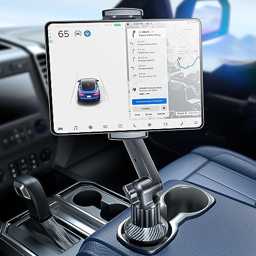 eSamcore Tablet Holder for Car, for iPad Stand Cup Holder Car Mount with 1.57