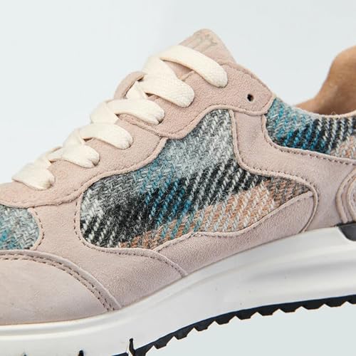 Islander The Rosie Sneakers for Women, Suede & Harris Tweed4