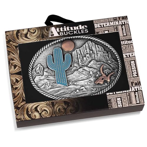 Image of Montana Silversmiths Southwest Series Attitude Western Belt Buckle