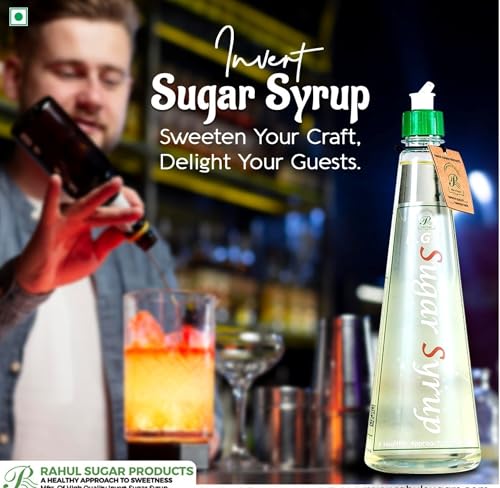Image of Rahul Sugar DGH Invert Sugar Syrup Baking Specialty Liquid Sugar Sweetener, Glucose Fructose Syrup Liquid Sugar for Sweets Drinks Baking Balanced Blood Sugar Support 1Kg
