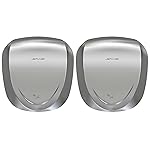 JETWELL 2Pack UL Approved Power Commercial Hand Dryer, HEPA Filter High Speed Automatic Warm Wind Stainless Steel Cover AC110V-130V