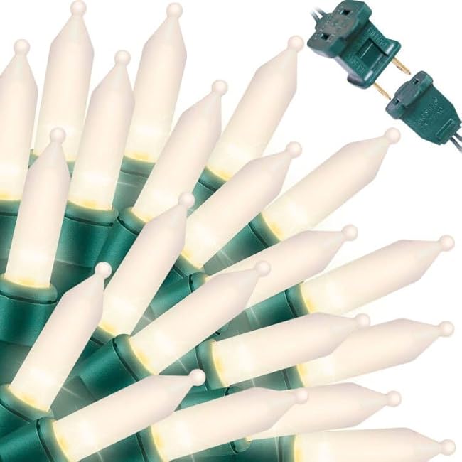 Orange Halloween Light, 100 Count 20FT String Light,120V UL Certified Orange String Lights, Plug in Brown Wire Fall Lights Waterproof for Spooky Thanksgiving Party Decor