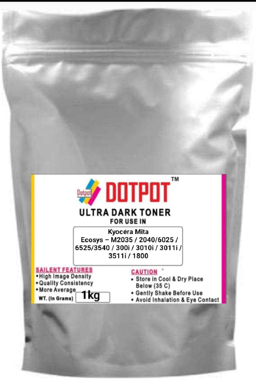 Dotpot Compatible Suitable for Kyocera Mita Ecosys – M2035 / 2040/6025 / 6525/3540 / 300i / 3010i / 3011i / 3511i / 1800 Toner Powder Single Color Ink Toner Powder - 1 Kg (B095PGR982) Amazon Price History, Amazon Price Tracker