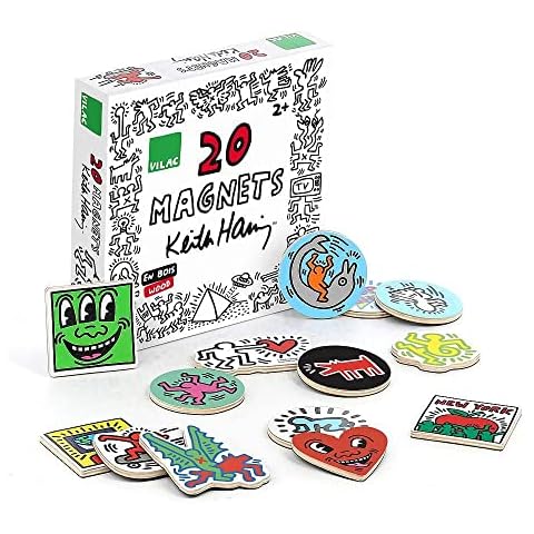 Vilac 9226 Keith Haring Magnet Set, Multicolored Cover