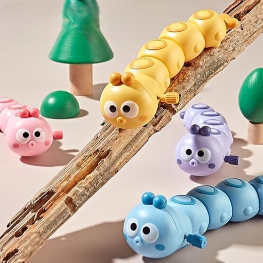 Calyxia Caterpillar Wind-Up Toys for Kids, Funny Swing Clockwork Walking Toys, Educational Toys Sensory Toys for Kids Boys Girls (Multicolor) (Pack of 1) (B0DDQ8NLN6) Amazon Price History, Amazon Price Tracker