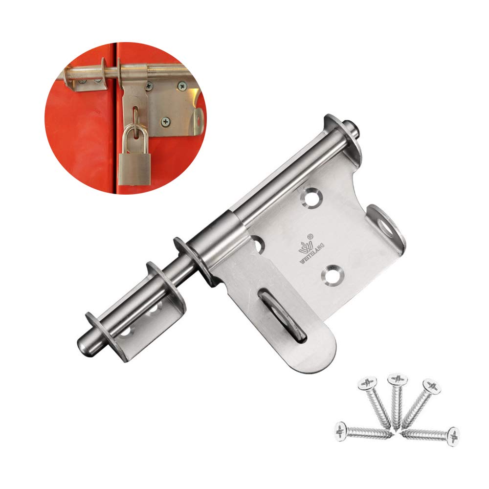 Buy 1 Piece Slide Bolts Lock, Stainless Steel Latch, Home Gate Latches