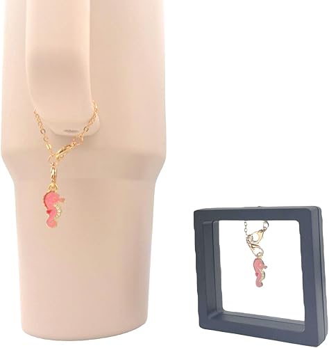 Miniatura 3 de ZHU IN SY Stanley - Colgantes de accesorios para taza, mango para vasobotella de agua, personalizable, placa de identificación de metales, simple y