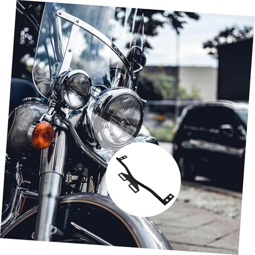 Support éclairage moto robuste en acier pour feux antibrouillard LED de cruiser