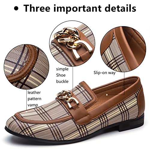 Meijiana Men Faux Leather Noble Loafer Shoes Slip-on Loafer Smoking Slipper Tassel Loafer2