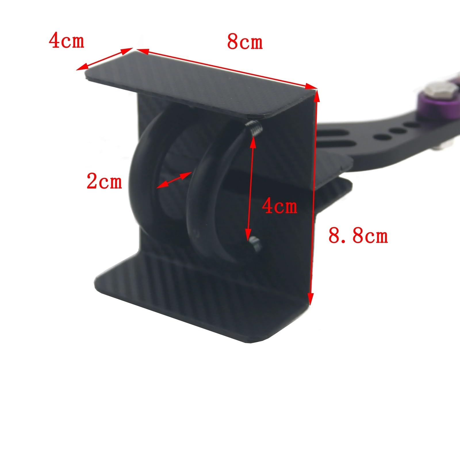 Dźwignia Hamulca Ręcznego 6 kolorów Aluminiowa Drift Dźwignia hamulca ręcznego Przedłużka Uniwersalna Pasuje Do Większości Samochodów Elektroniczny hamulca(PURPLE)