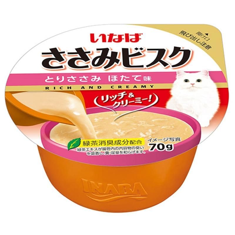 Amazon.co.jp: いなばペットフード いなば ささみビスクカップ とり