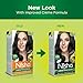 Nisha Creme Hair Color for Women - Natural Black, 60g+60ml, Long-lasting, 100% Grey Coverage Permanent Hair Colour for Soft, Shiny, Healthy Hair