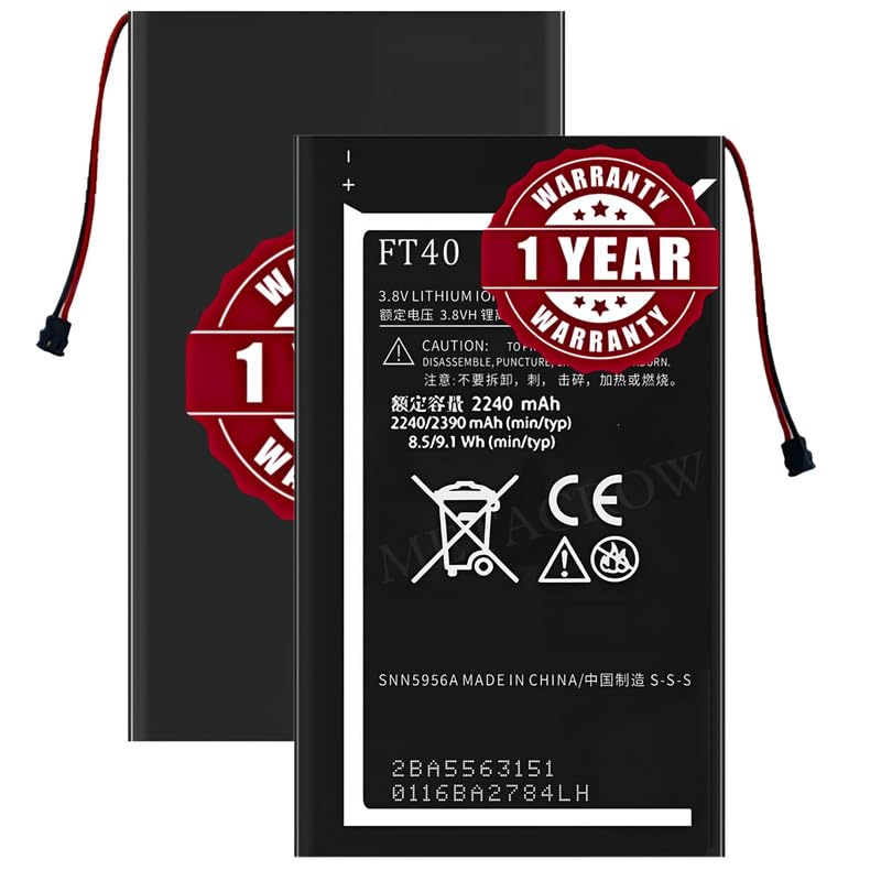 Image of Original FT40 Battery Compatible for Motorola Moto E (2nd Gen.) | Motorola Moto E2 | Moto E+1 - (2390mAh) - 1 Year Warranty JK1