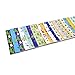 Sunmns 180 Sheets Colorful Photo Instant Films Frame Stickers Compatible with FujiFilm Instax Mini 12 11 9 8 7s 70 26 90 Camera Film