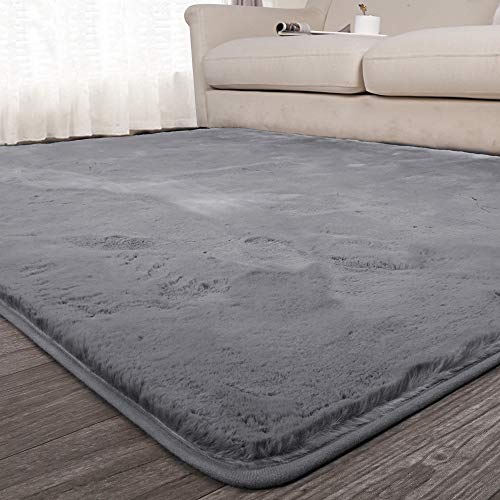 light grey nursery rug