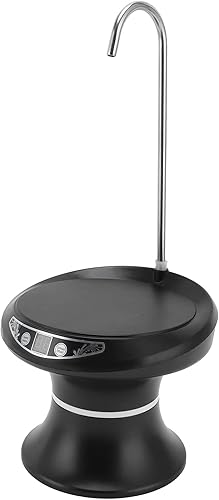 Miniatura 7 de Dispensador de agua potable Bomba de agua embotellada eléctrica automática de escritorio para oficina en casa negro