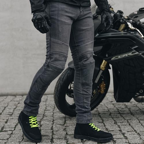 OZONE MOTO Rusty Jeans da Moto Uomo | Fodera in