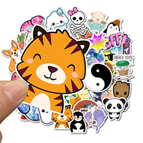 image for Unknown Cool Stickers-Stickers for Hydro Flask Water Bottles 100 Pcs,D