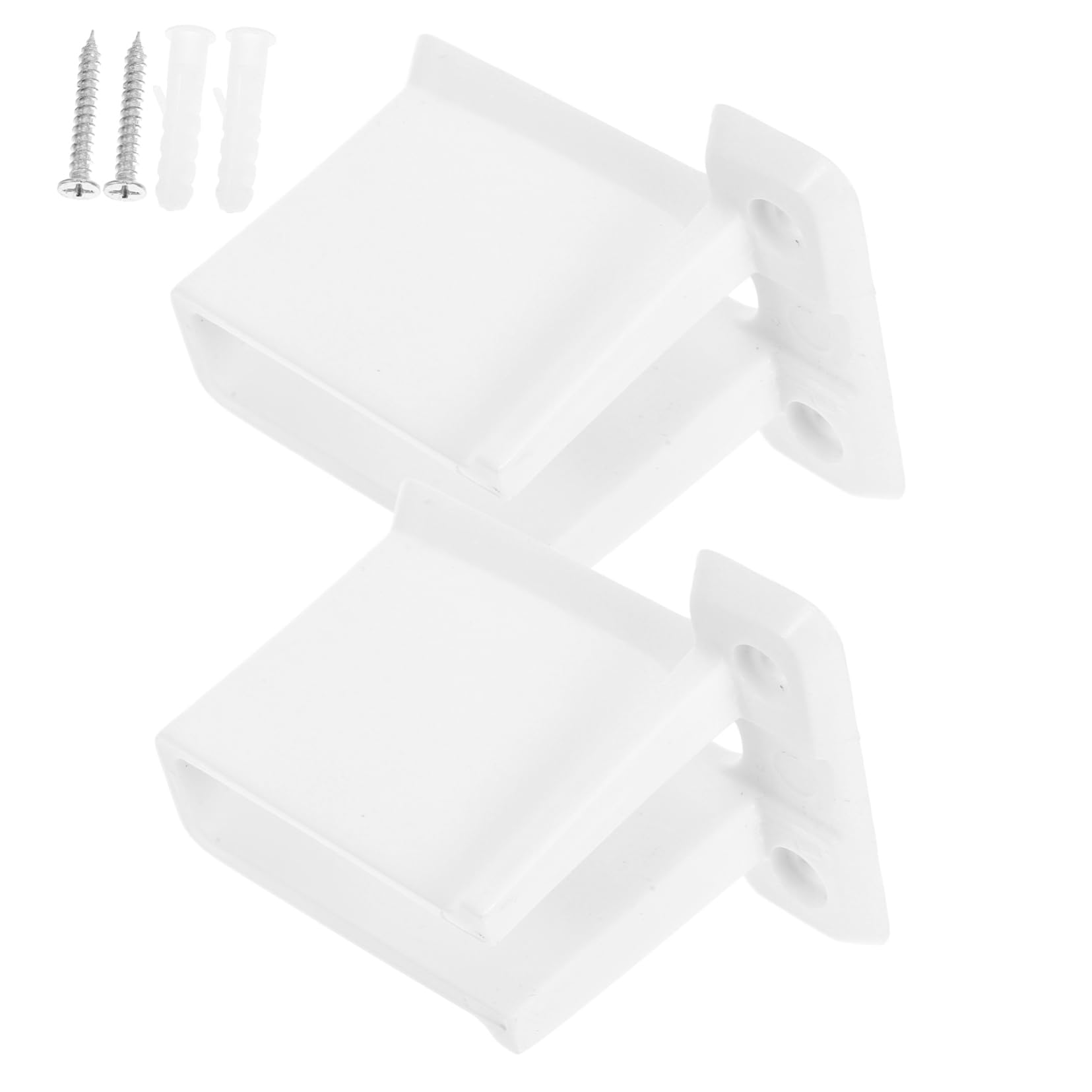 ASAKKURA 2Pcs Heavy Duty Closet Brackets for Rod Wall Mount Support Bracket Stable Wire Shelf Corner Support with Screws and Expansion Anchors for Organizing Closets and Cabinets