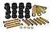 Prothane 7-1056-BL Black Rear Mono Leaf Spring Eye and HD Shackle Bushing Kit