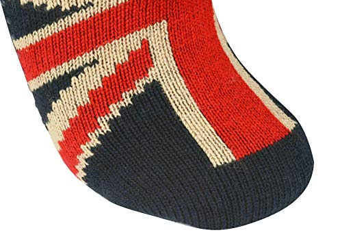 ELFJOY Women Girls Indoor Non-Slip Thick Fluffy Cozy National Flag Winter Crew Socks3