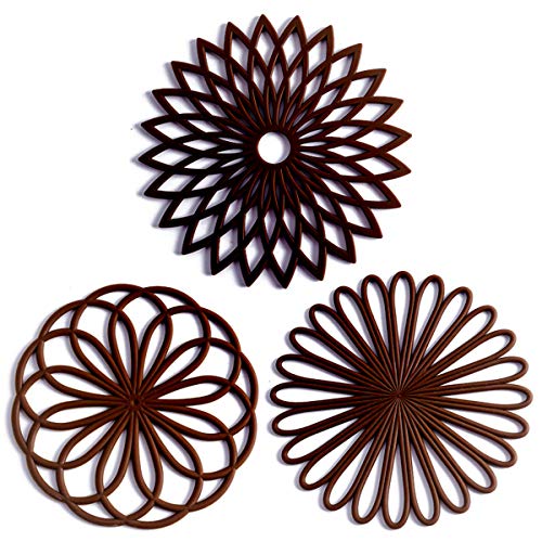 Set of 3 Silicone Trivet Mats