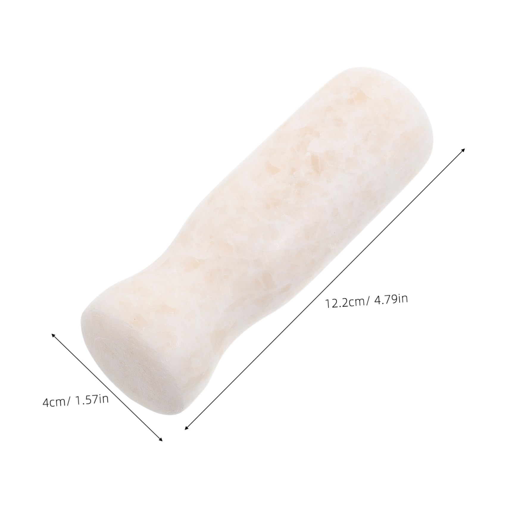 KALLORY Manual Paint Mixing Pestle for Watercolor Oil Paints Stone Pigment Grinder for Artists Home Office Use