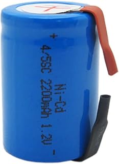 Batteria ad alta capacità, batteria 4/5 Sc Batteria ricaricabile 1.2V 2200Mah 1.2V Sc Sub C con linguetta di saldatura per Rade Illuminazione di emergenza Cella