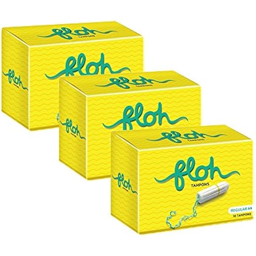 FLOH FDA Approved Regular Tampons - Pack of 30