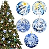 Photo Gallery penlimly decorazioni natalizie religiose | ciondolo della natività blu in acrilico 2d da 5 pezzi,addobbi per albero di natale con doppia faccia | per casa vacanze chiesa festa bambini uomini donne Photo Gallery penlimly decorazioni natalizie religiose | ciondolo della natività blu in acrilico 2d da 5 pezzi,addobbi per albero di natale con doppia faccia | per casa vacanze chiesa festa bambini uomini donne