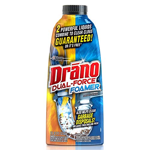 Drano Dual-Force Foamer Drain Clog Remover and...