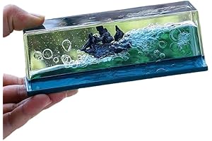 Ghost Ship Black Pearl Ship in A Bottle Fluid Liquid Drift Bottle